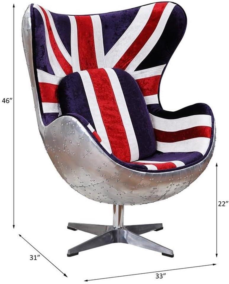Brancaster Upholstered Swivel Accent Chair
