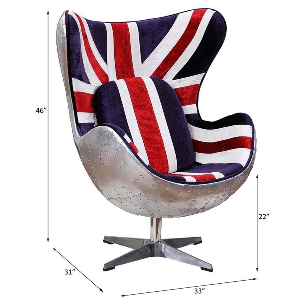 Brancaster Upholstered Swivel Accent Chair