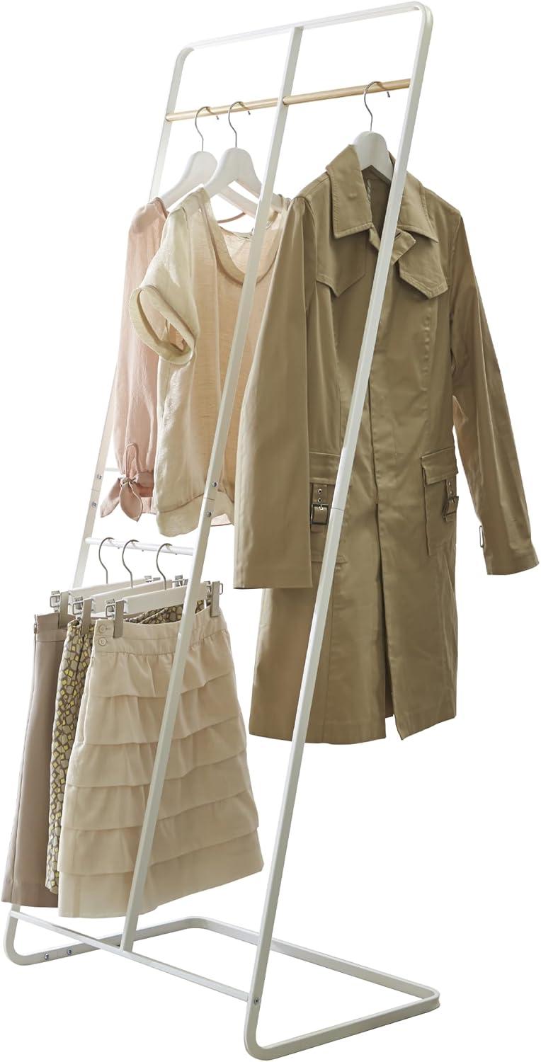 Yamazaki Home 2-Level Coat Rack, Steel