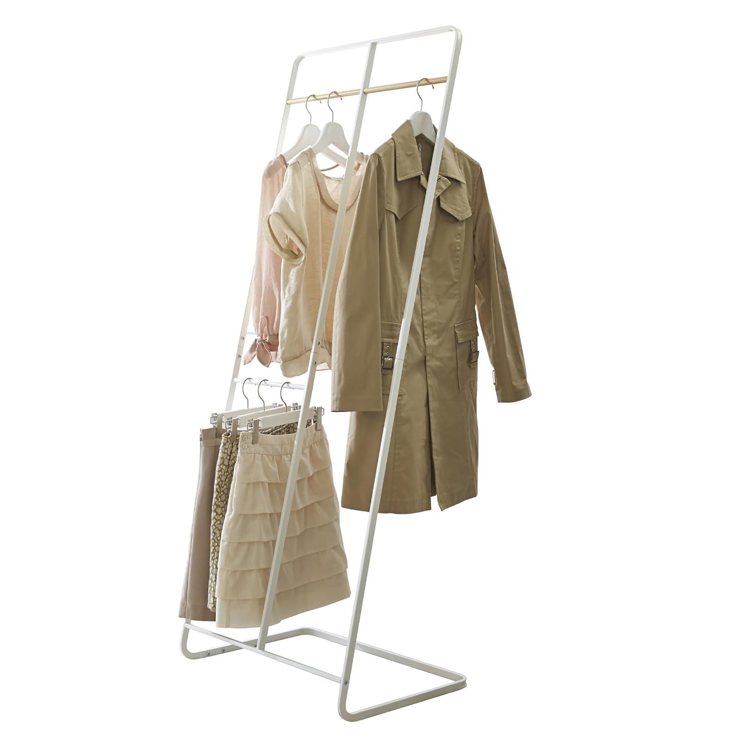 Yamazaki Home 2-Level Coat Rack, Steel