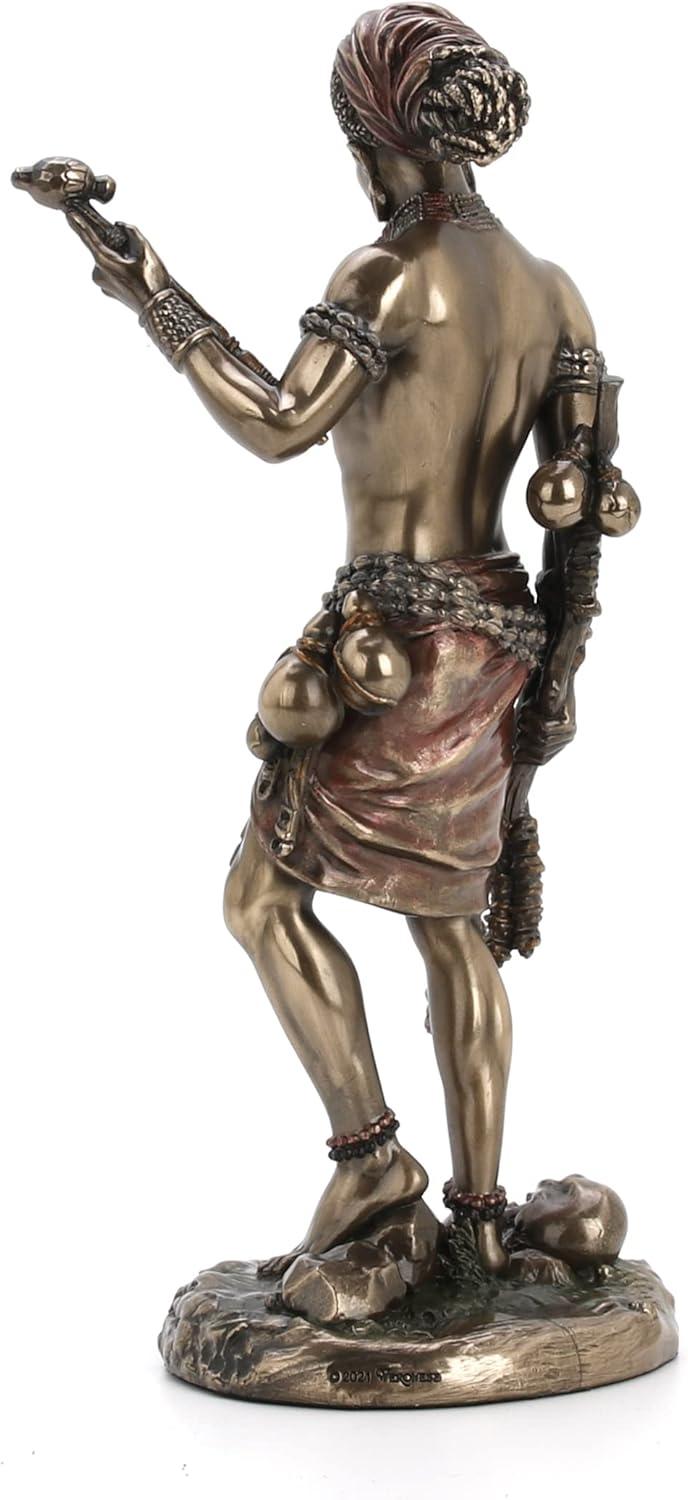 Veronese Design 8.5" Eshu The Divine Trickster God of The Yoruba Cold Cast Resin Antique Bronze Finish Statue