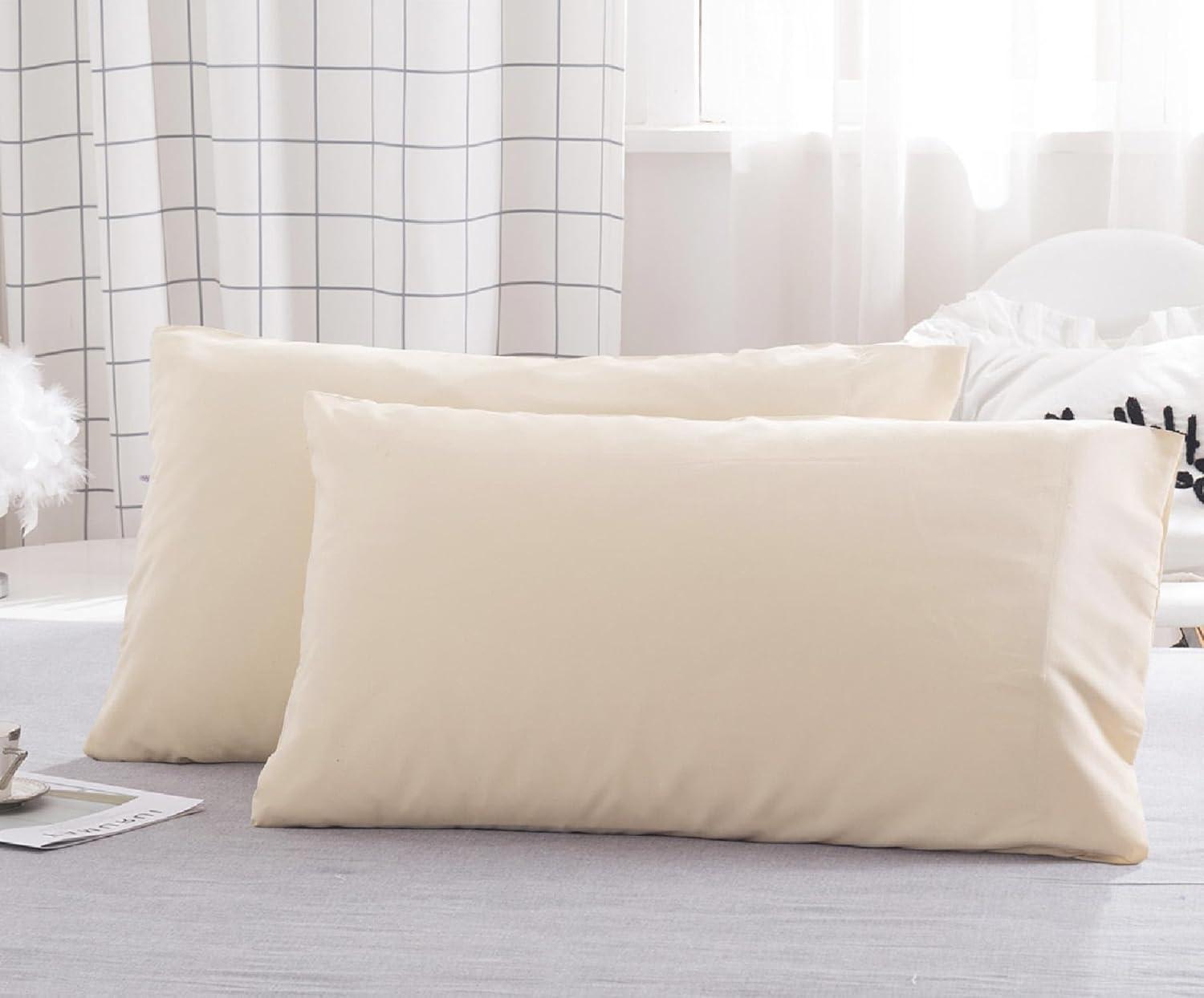 Bare Home Microfiber Pillowcase Set Envelope Closure