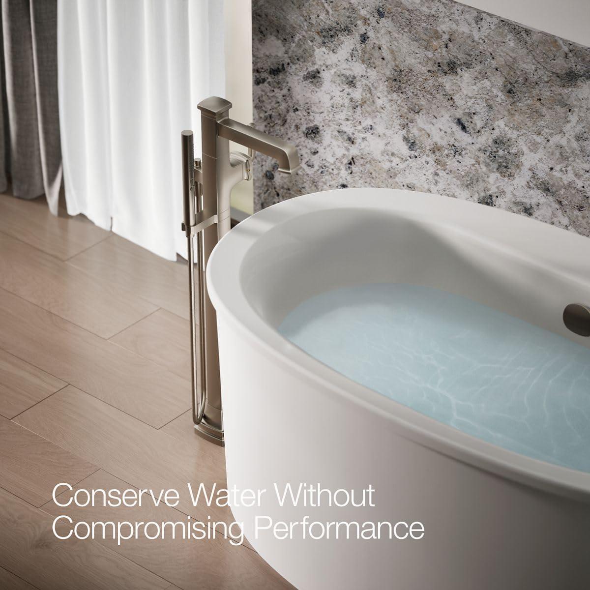 Riff Floor-Mount Bath Filler Trim