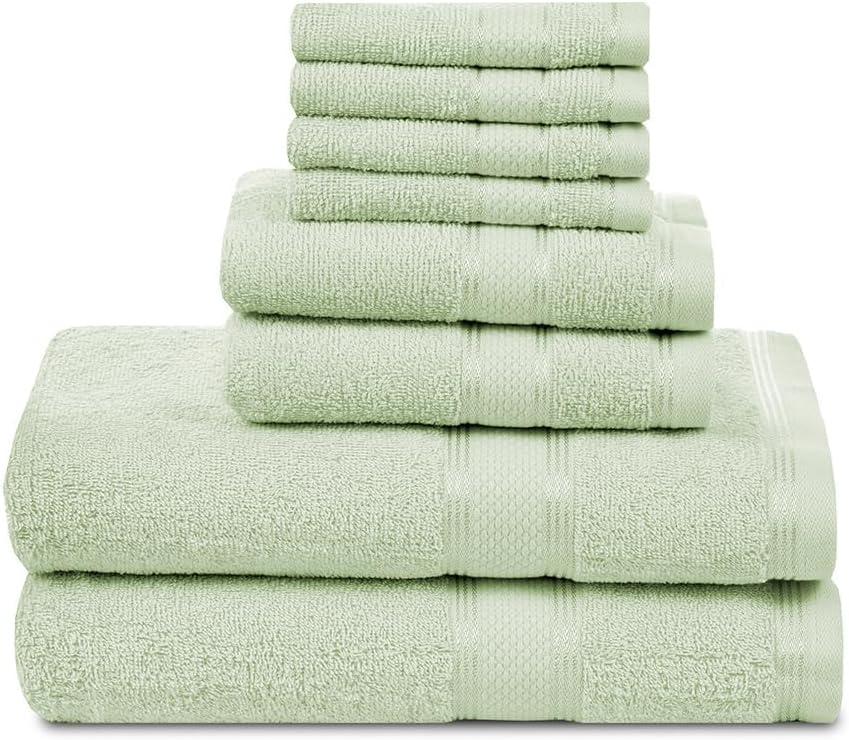 Madison Park Signature 800GSM Ultra-Soft 100% Cotton Absorbent Towel Set