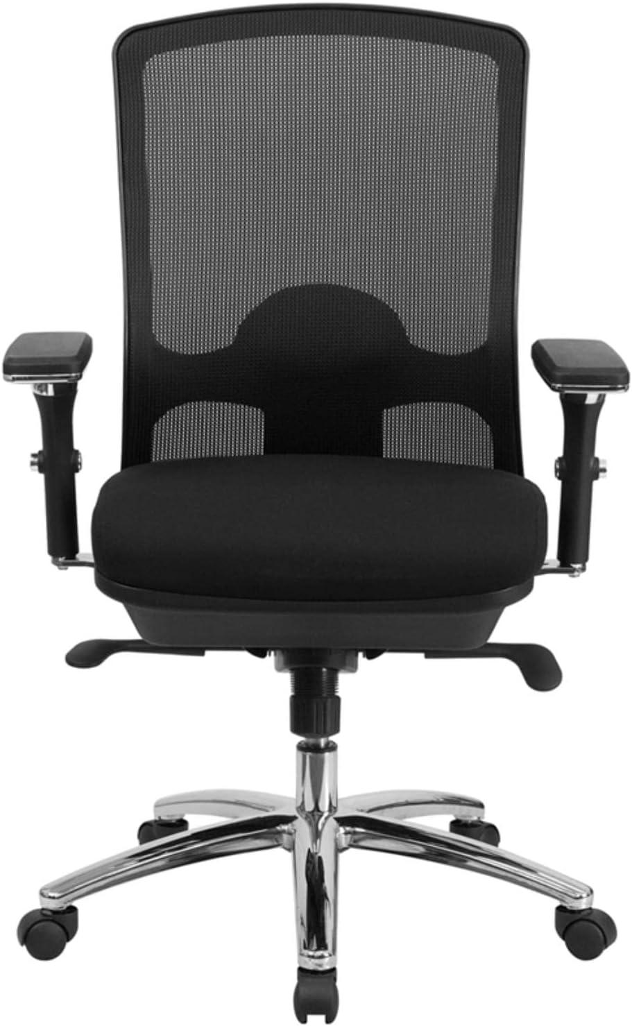Flash Furniture Hercules 24/7 Intensive Use Big & Tall 350 lb. Rated Mesh Multifunction Chair