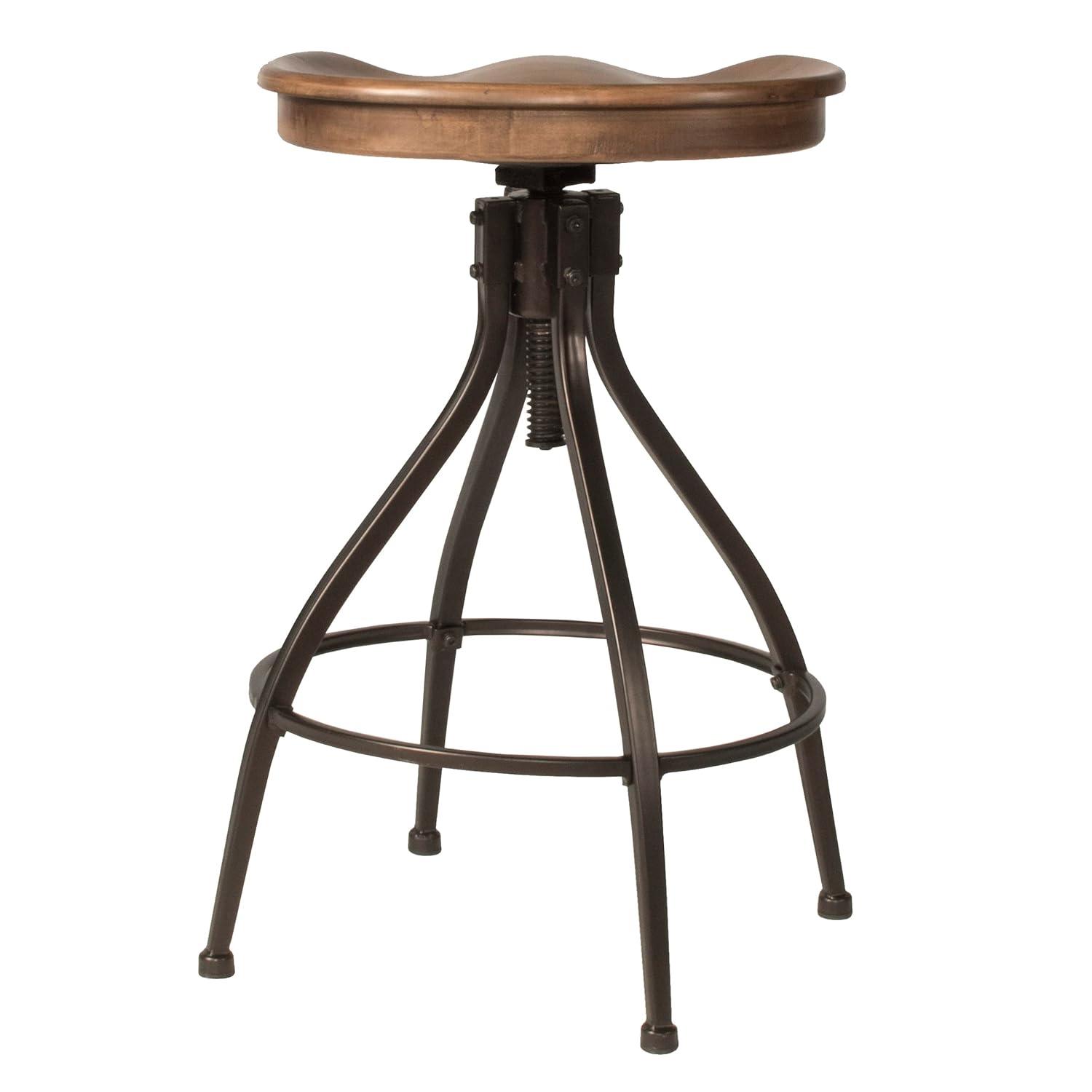 Bar Stool - Silverton Bar Stool with Open Lattice - Hillsdale Furniture - 4734-830, Brown