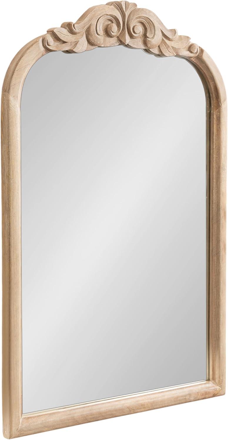 Arendahl Natural Wood 24"x36" Arch Vanity Mirror