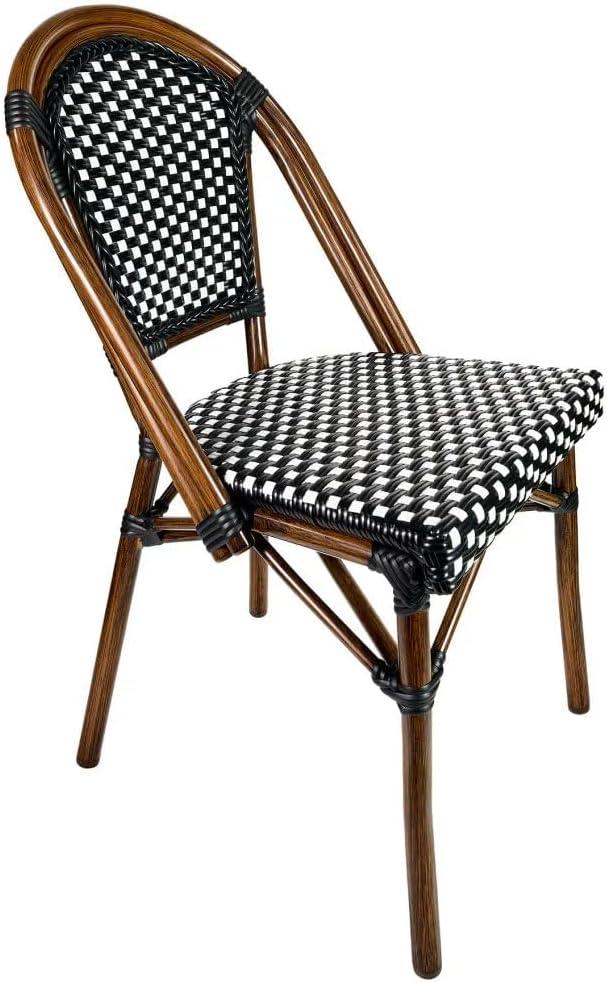 Chivari Armless French Patio Dining Chivari Chair, 2 Chair Bundle by Chivari (Set of 2)