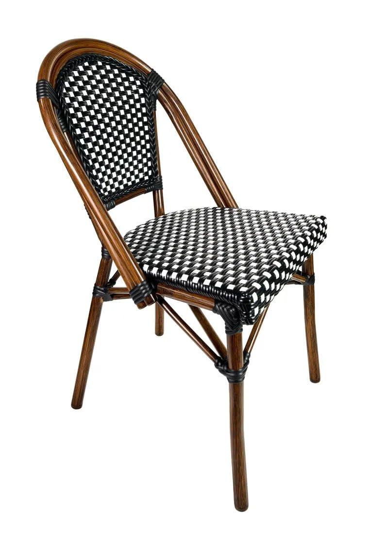 Chivari Armless French Patio Dining Chivari Chair, 2 Chair Bundle by Chivari (Set of 2)