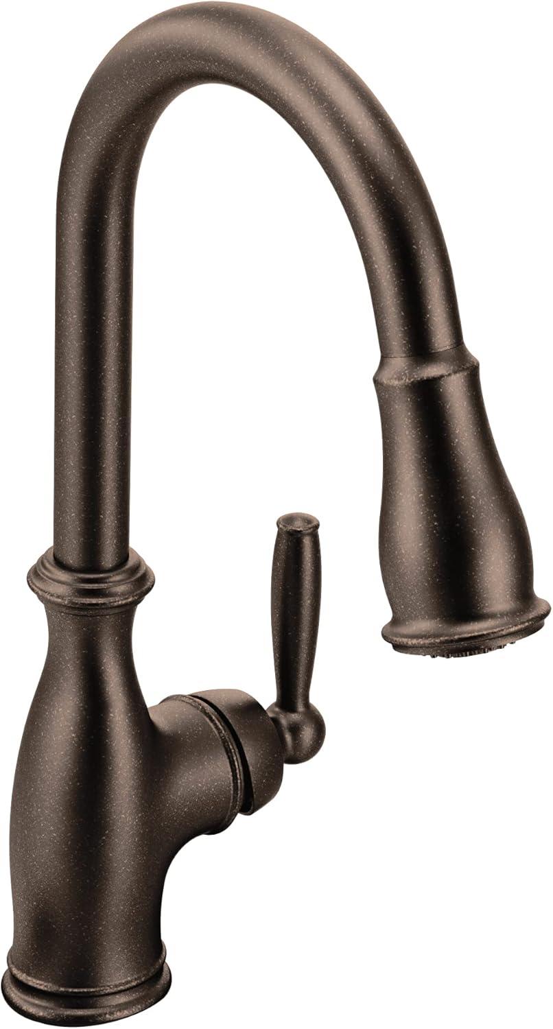 Oil Rubbed Bronze Pull-Out Spray Kitchen Faucet