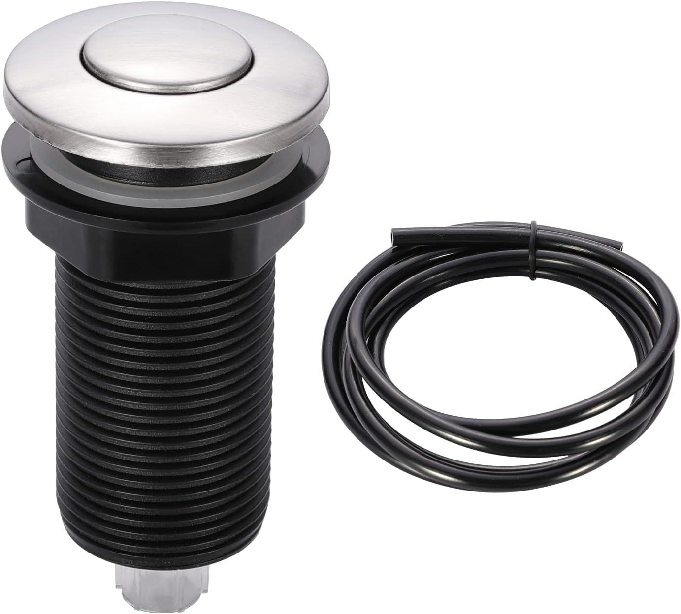 Kraus KRAUS Garbage Disposal Air Switch Kit with Push Button, AC Adapter, Power Cord, and Air Tube Included