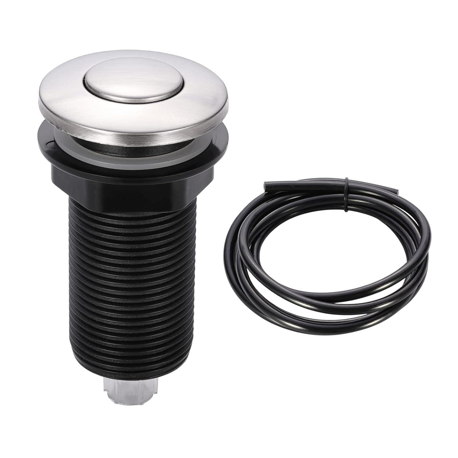 Kraus KRAUS Garbage Disposal Air Switch Kit with Push Button, AC Adapter, Power Cord, and Air Tube Included