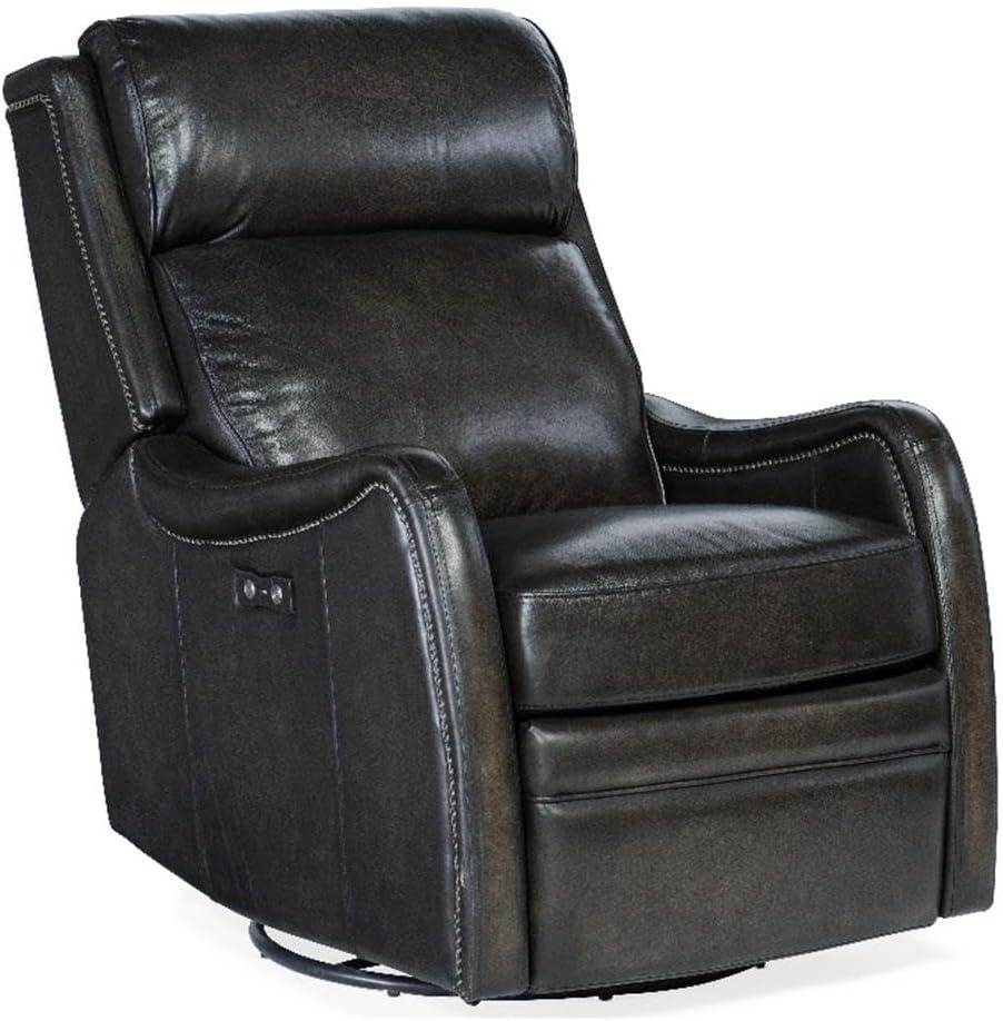RC Leather Swivel Power Recliner