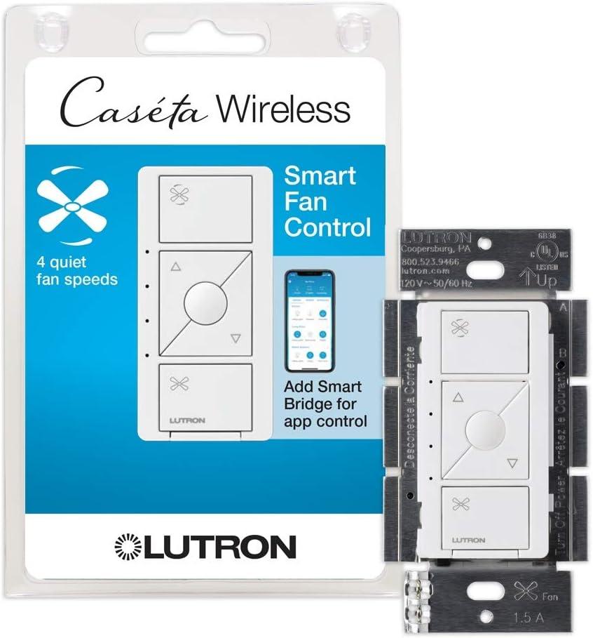 Lutron Caseta Wireless Smart Fan Speed Control Switch