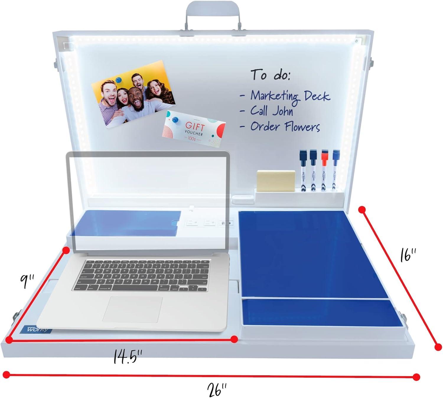 The Home Office 15-in-1 Personal Workspace by Worky