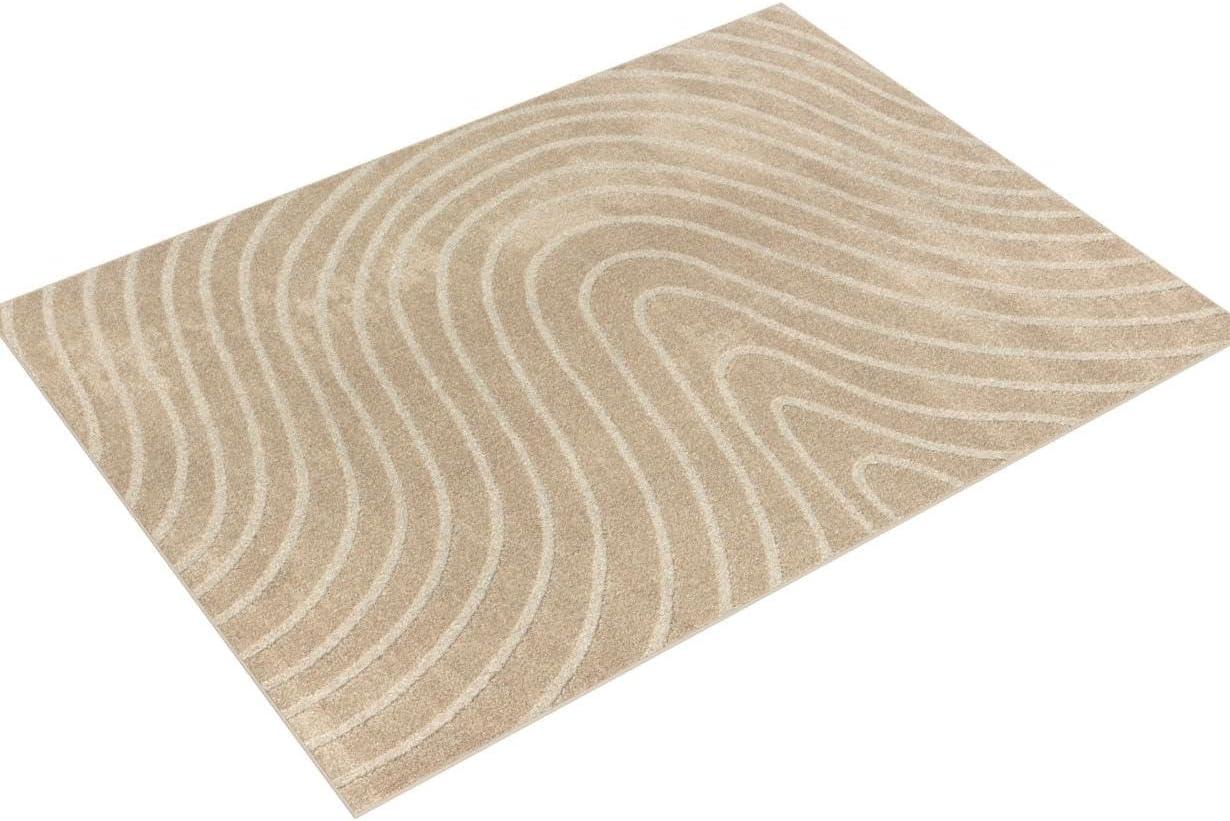 Luxe Weavers Modern Geometric Wave Area Rug