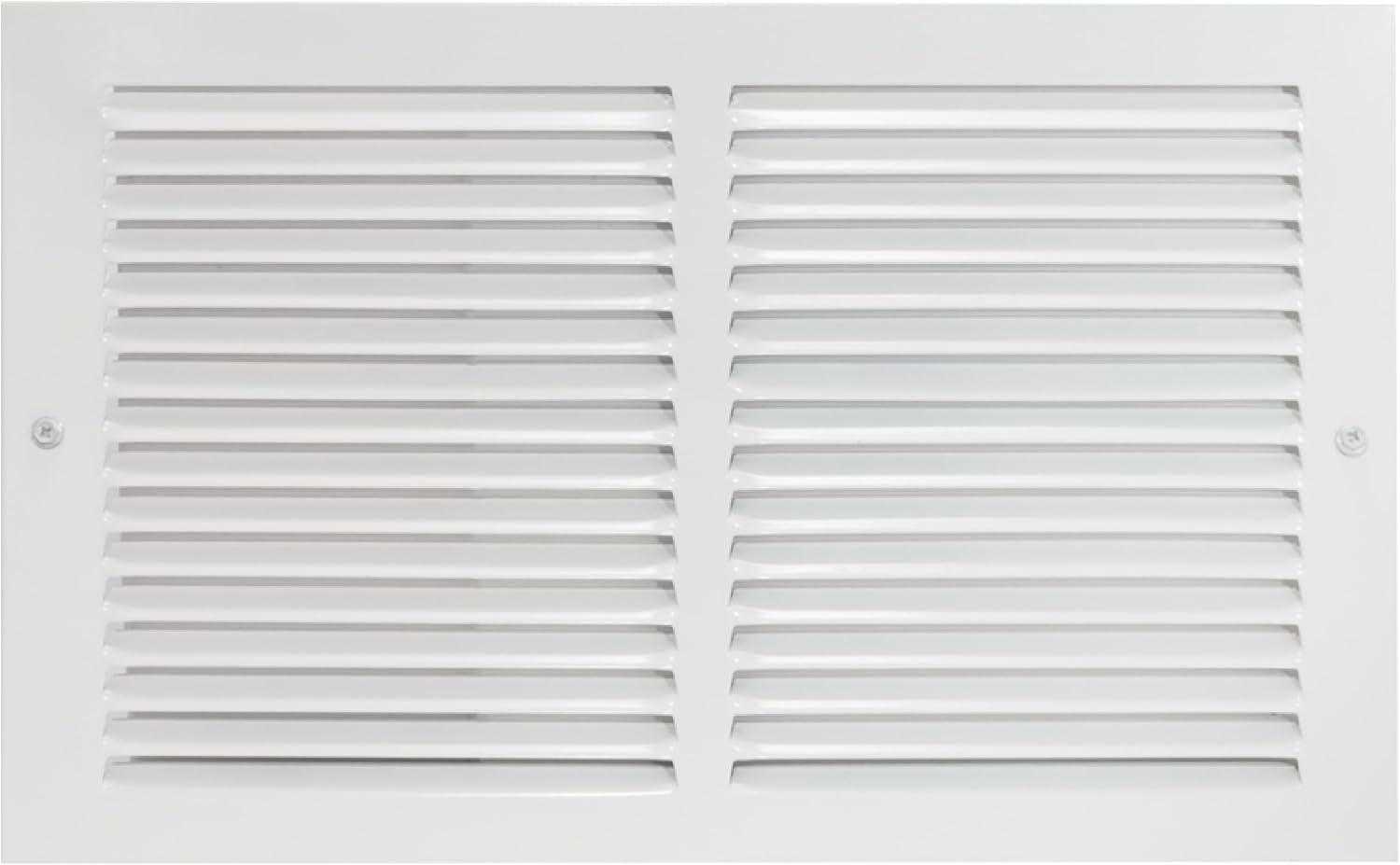 White Powder Coated Steel Wall Mount Air Grille