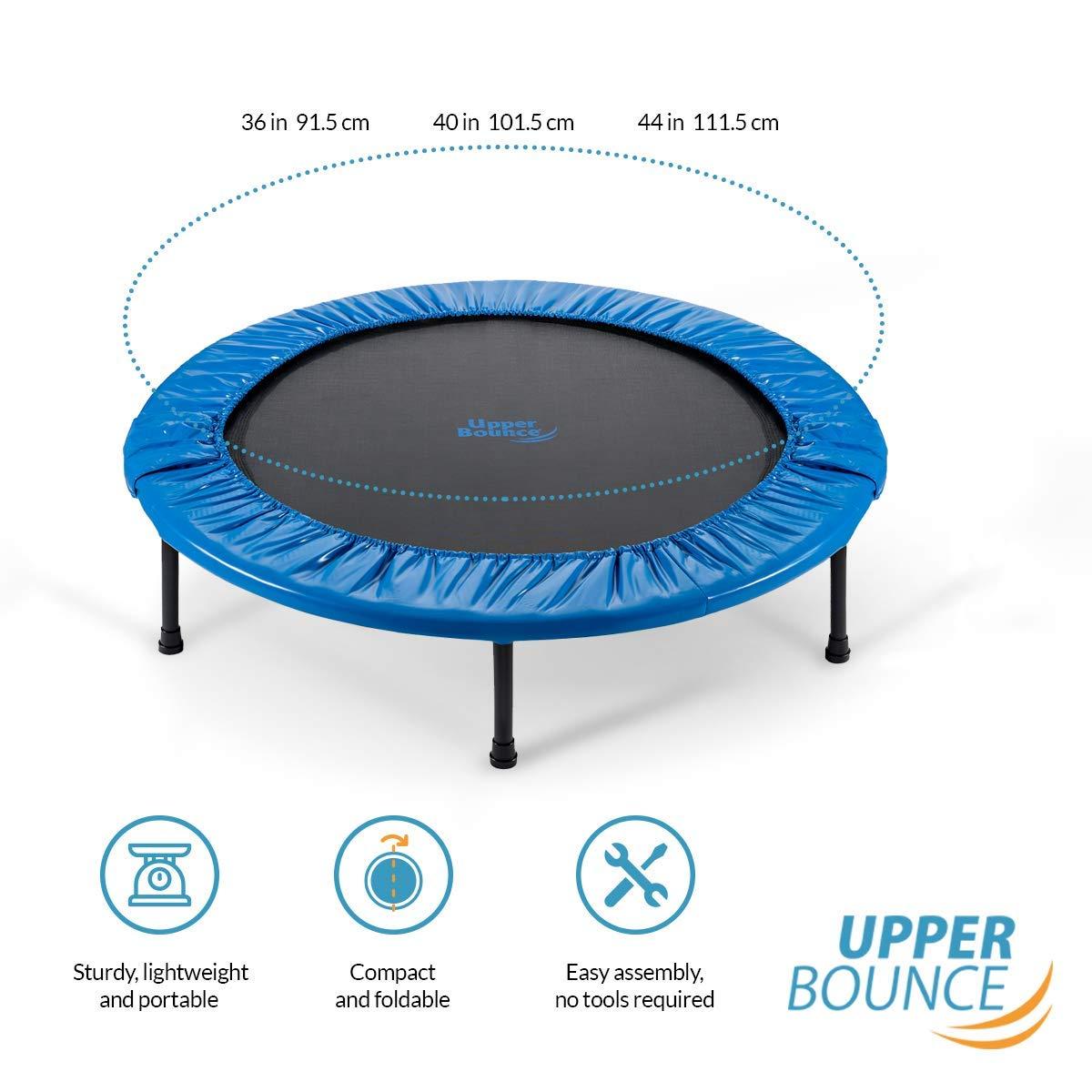 Upper Bounce Machrus Upper Bounce Mini Trampoline - Rebounder Exercise Fitness Trampoline