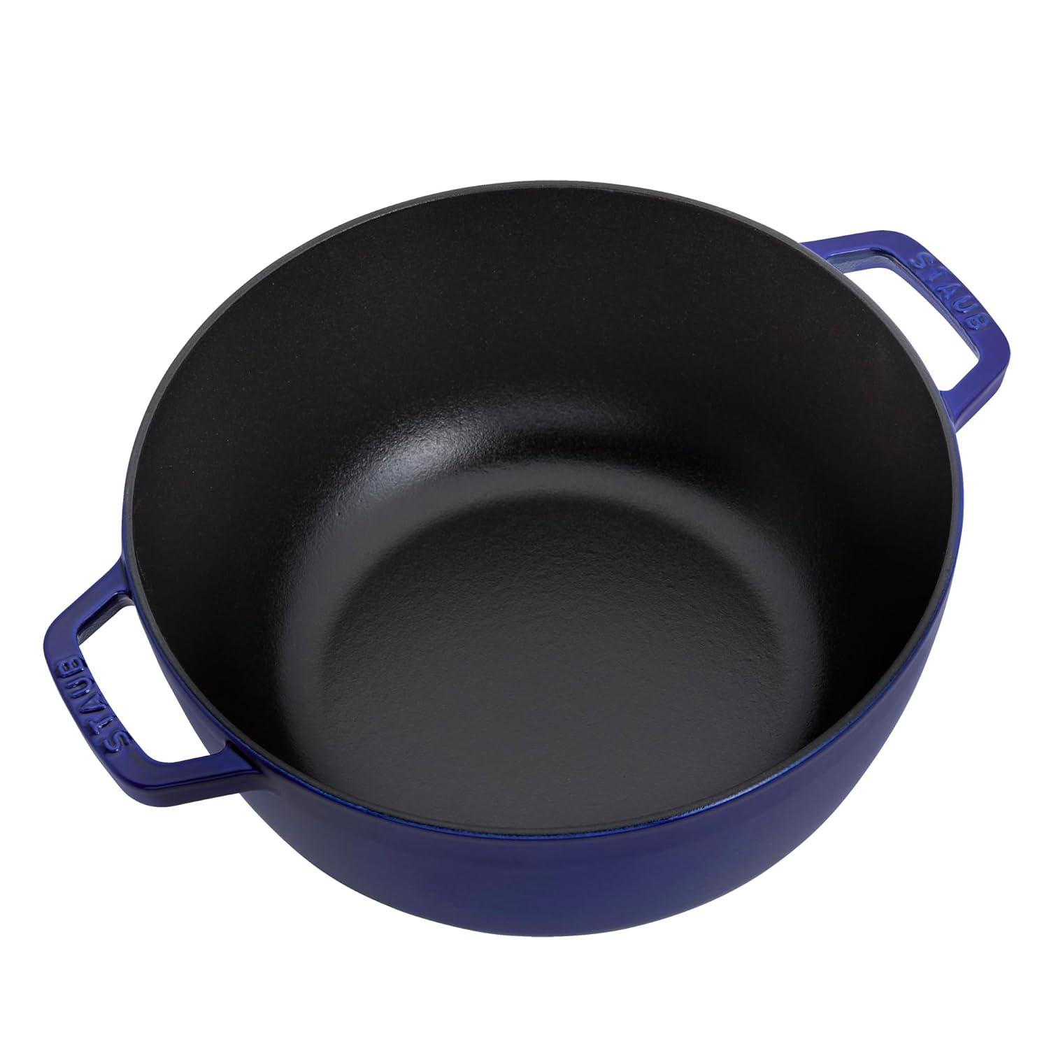 Staub ® Dark Blue Cast Iron 5-Qt. Essential French Oven