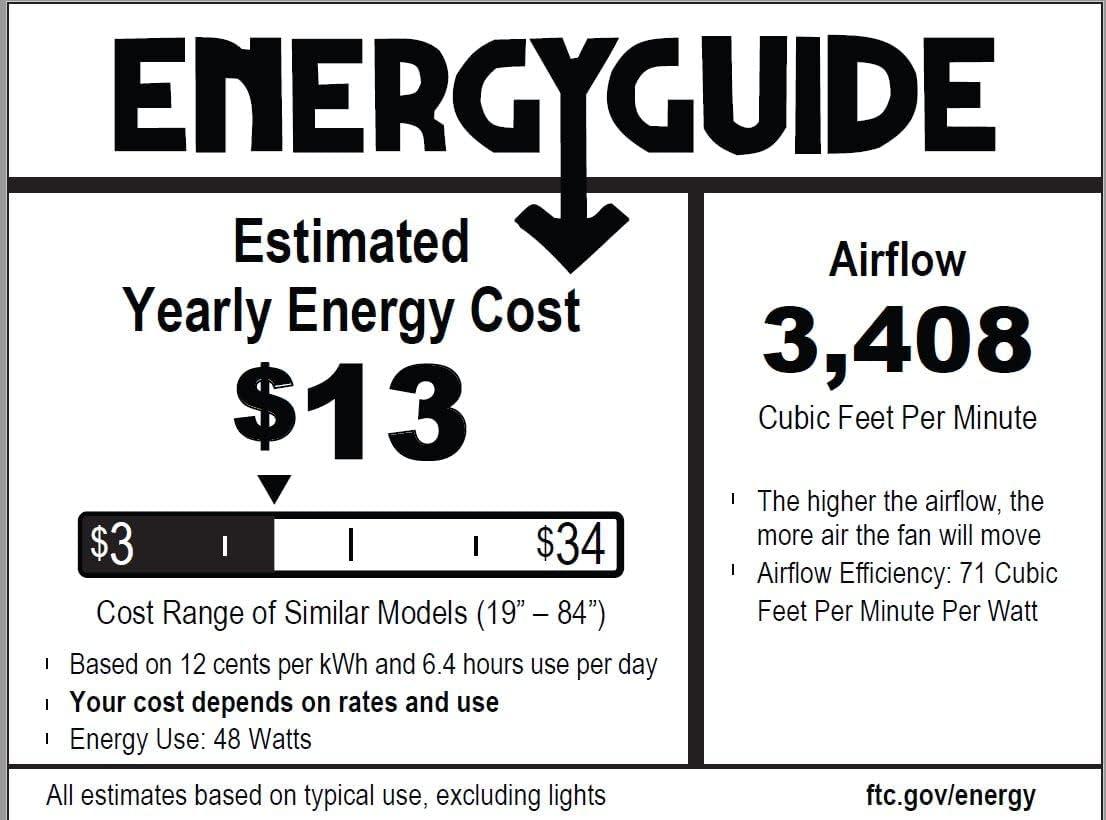 52" Aerodyne 5 - Blade Smart Standard Ceiling Fan with Lights and Remote