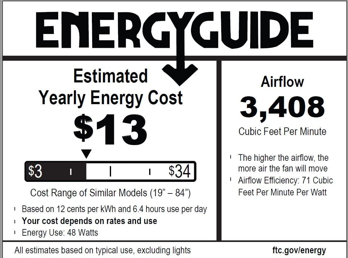52" Aerodyne 5 - Blade Smart Standard Ceiling Fan with Lights and Remote