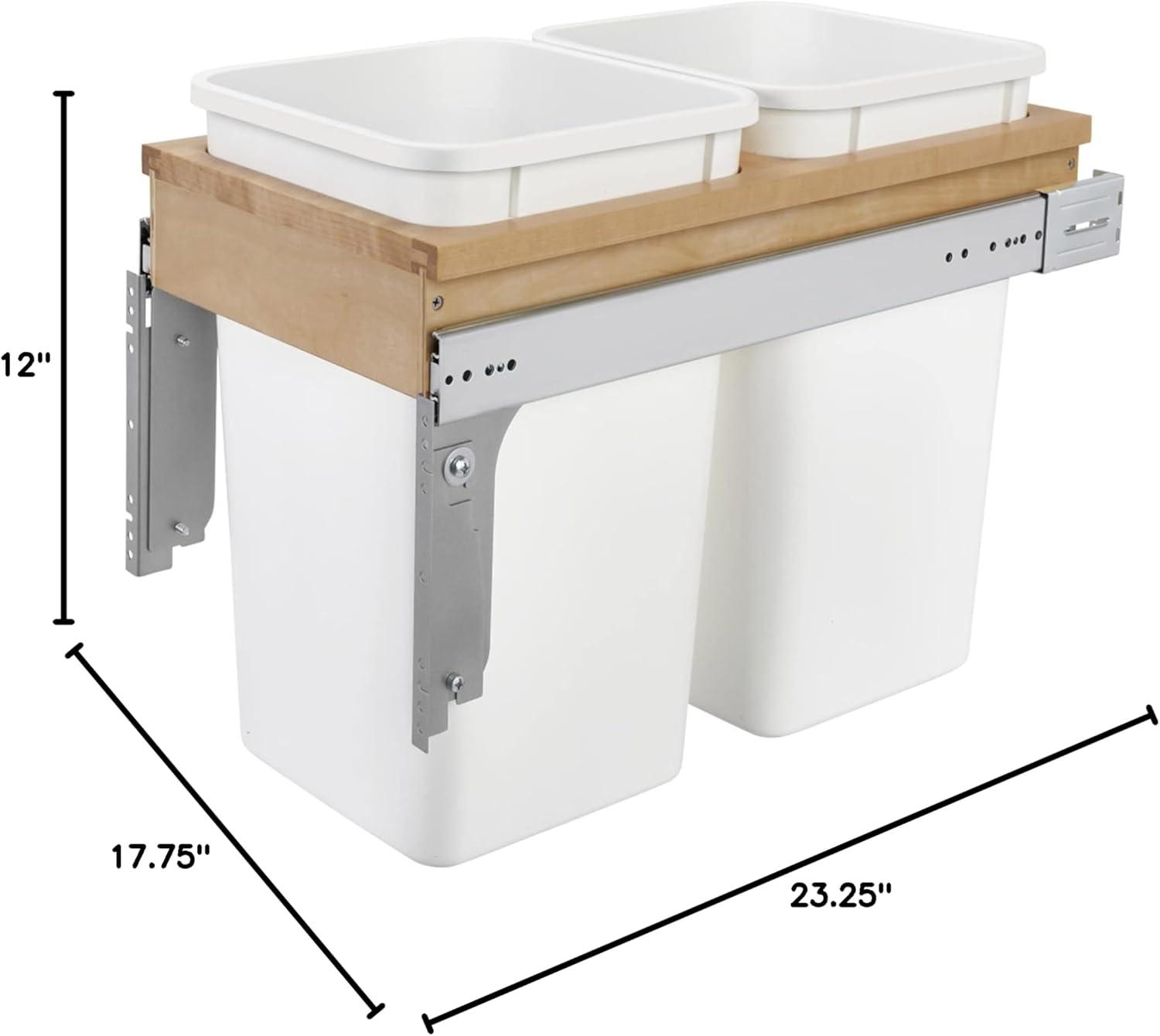 Rev-A-Shelf Rev-A-Shelf Single Pullout Top Mount Trash Can