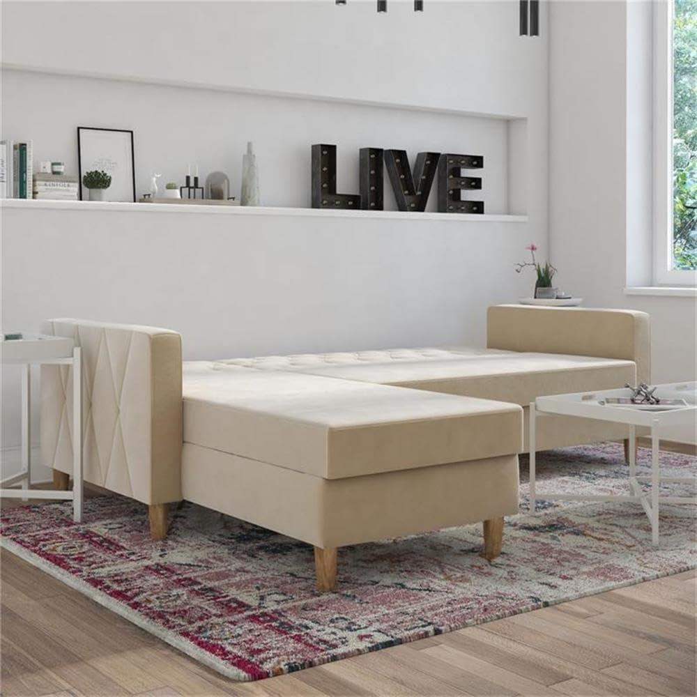 Liberty Upholstered Reversible Chaise Sectional with Storage