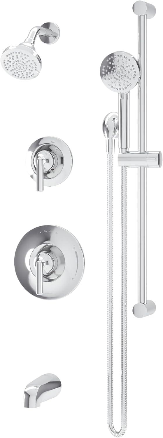 Birch HydroMersion Double Handle Tub and Shower Trim Kit with Hand Spray