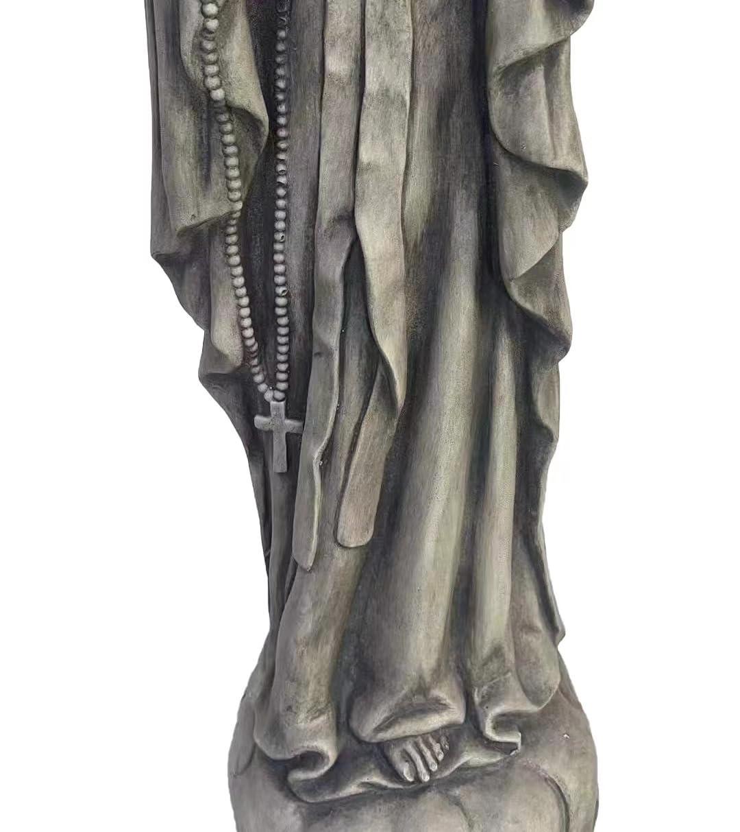 Galt International Virgin Mary Praying Blessed Mother Garden Statue 32" Religious Resin Statue Holy Queen of Heaven
