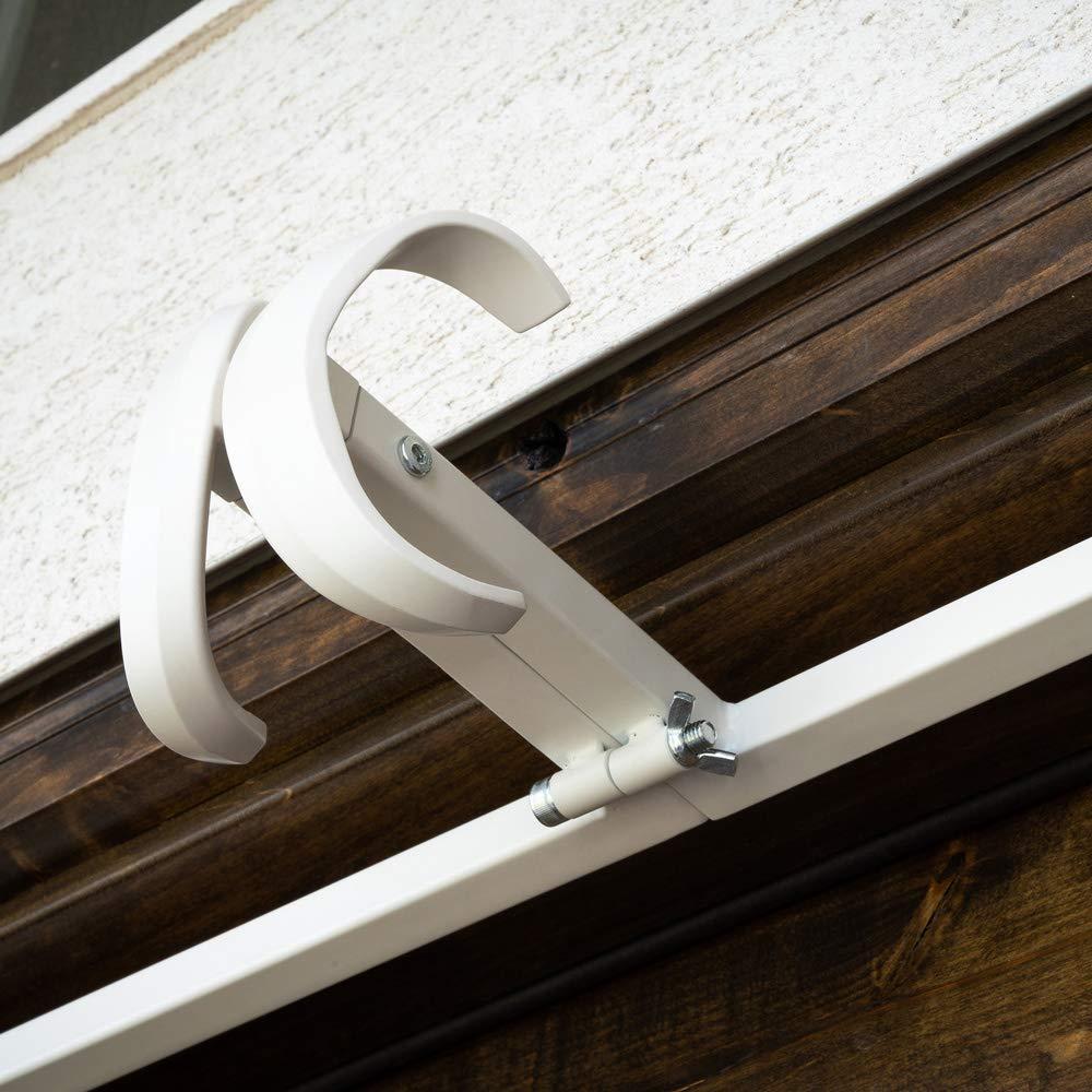 Garland Hanger - Single Door (35-52 Inch Doors) (White)