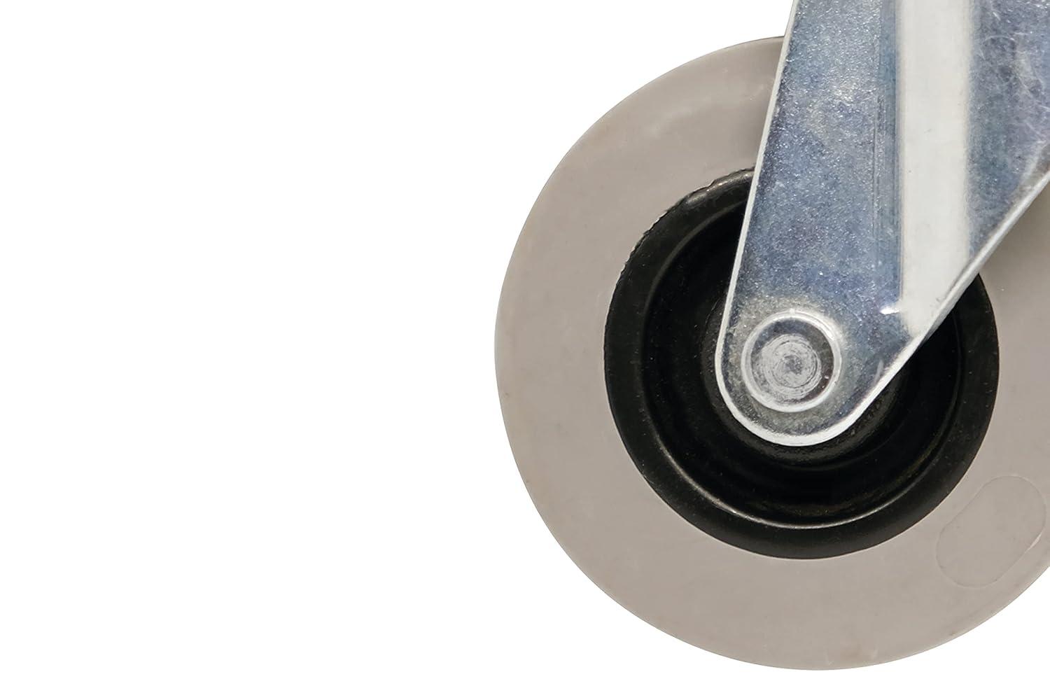 Shepherd 2-Inch Gray Thermoplastic Rubber Swivel Stem Caster