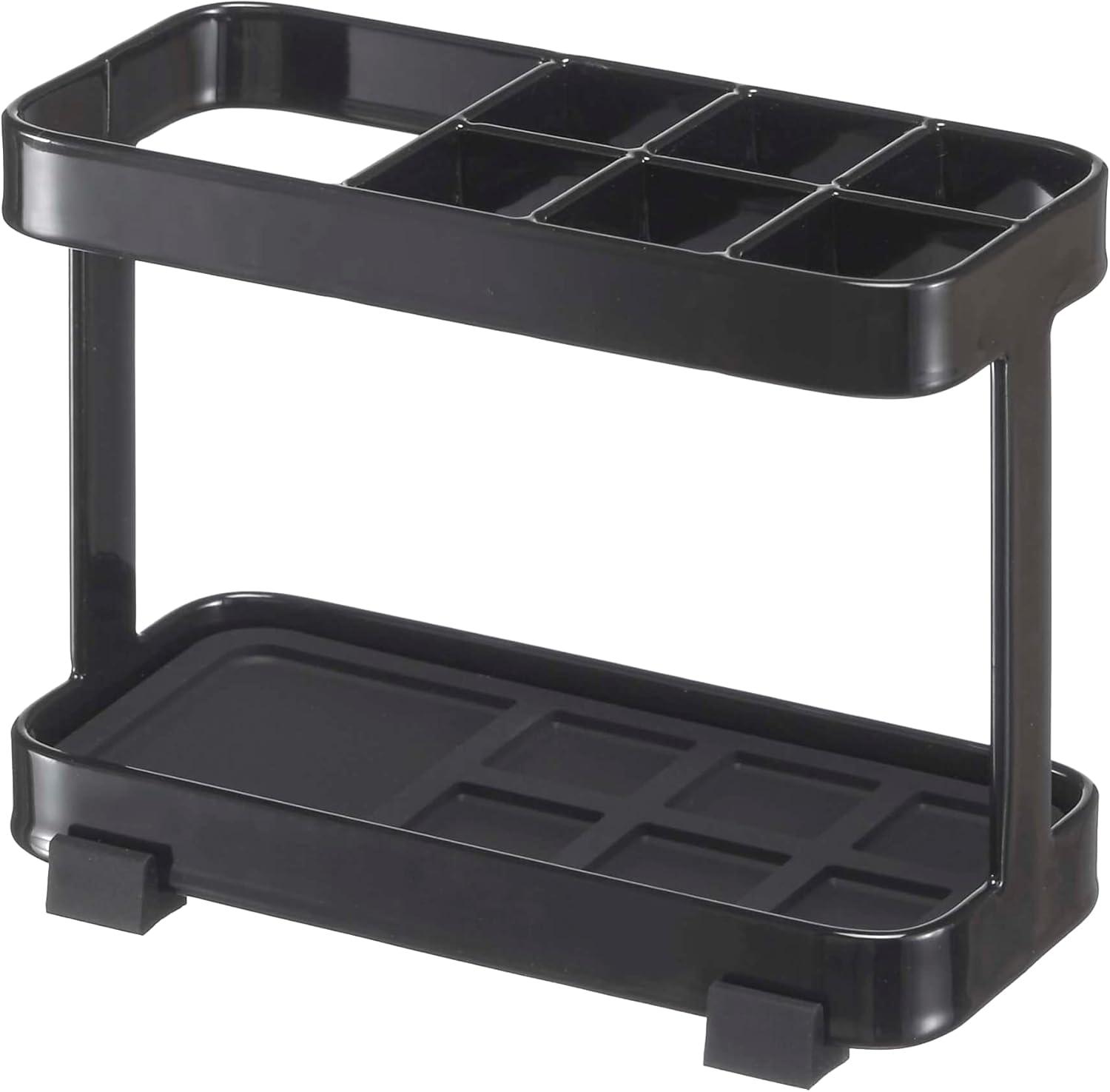 Yamazaki Home Tower Yamazaki Home Toothbrush And Toothpaste Holder For Bathroom Countertop, Steel, Water Resistant