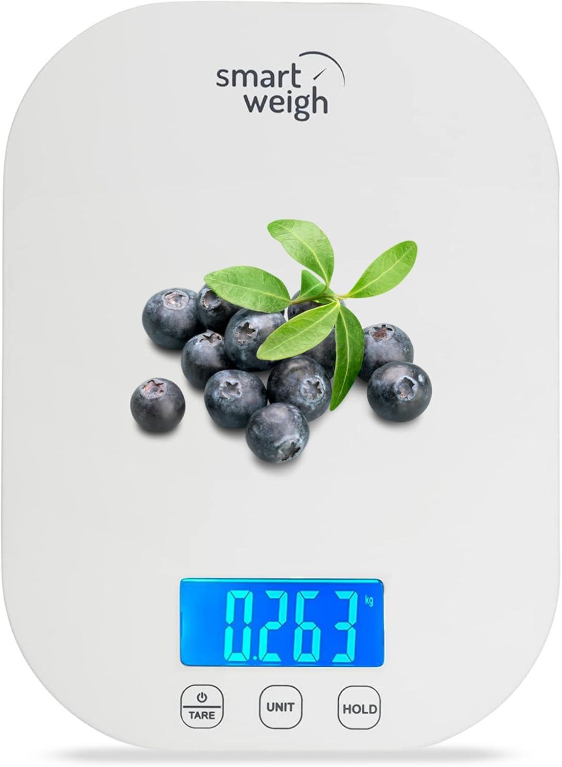 Smart Weigh Digital Food Scale - White