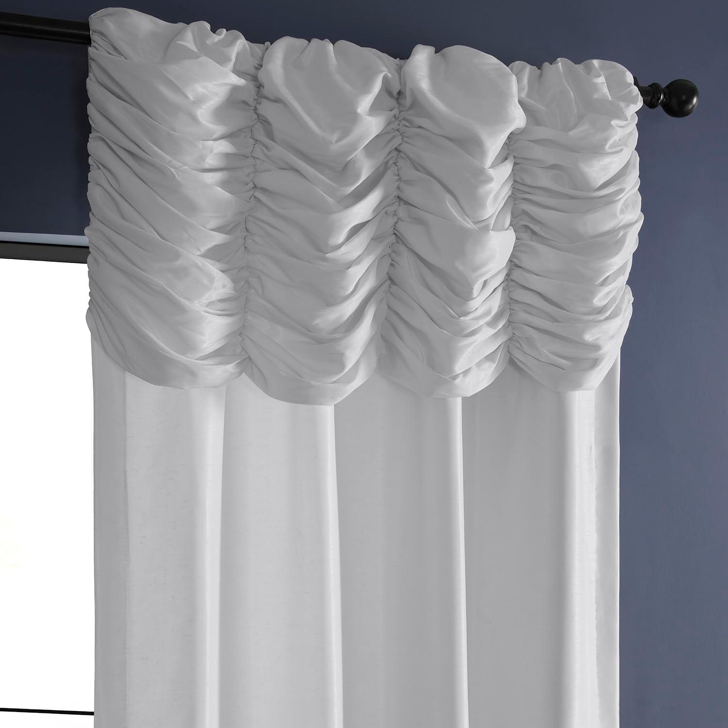 Ice Faux Silk Room-Darkening 84" Curtain Panel