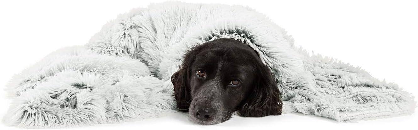 Frost Gray Faux Fur Pet Blanket 40x50