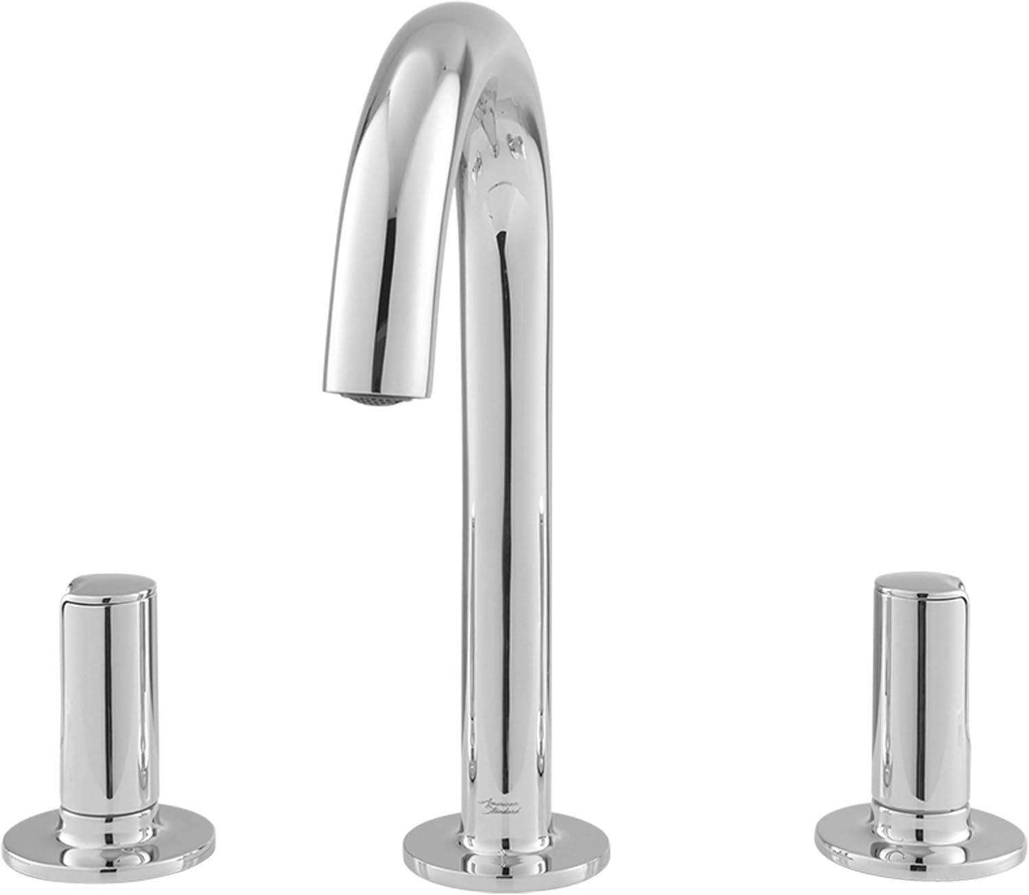 Studio S Polished Chrome Widespread Bathroom Faucet with Knob Handles