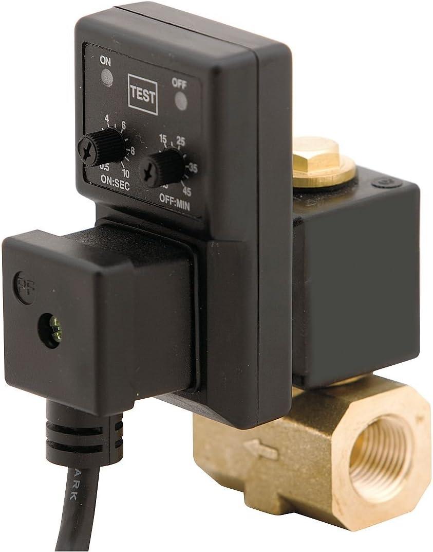 Speedaire Auto Drain Valve,100-120V,1/4 In. 13X524