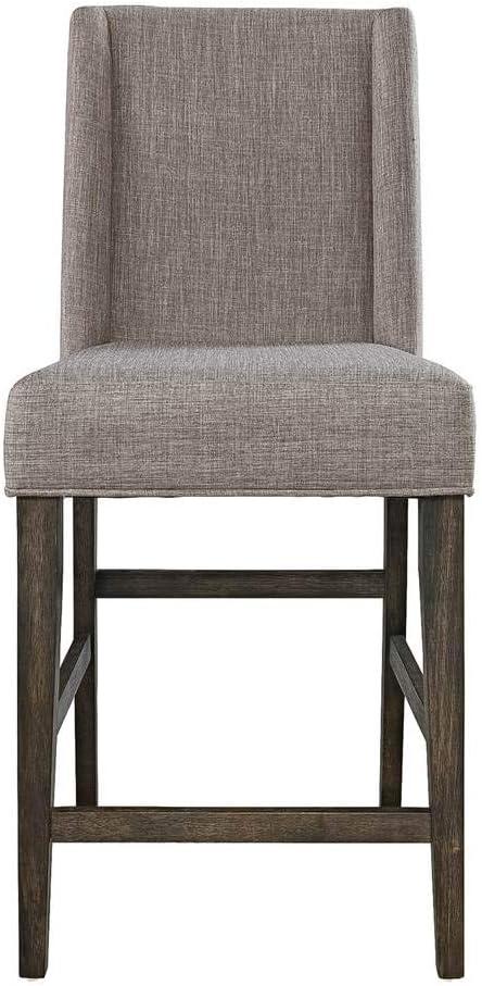 Liberty Furniture Industries Double Bridge Upholstered Counter Chair (RTA), W20 x D24 x H43, Dark Brown