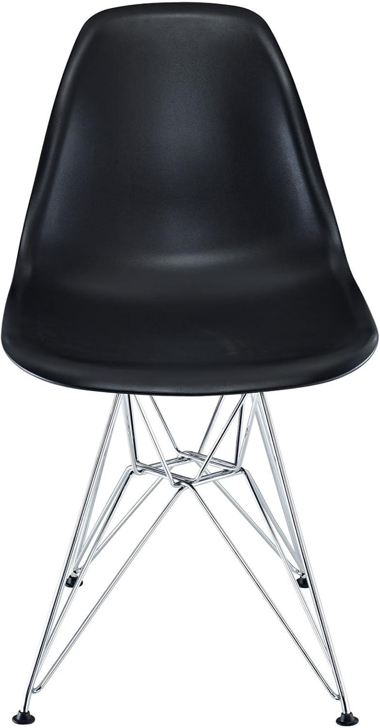 Modway Modway Plastic Dining Chair with Wire Base
