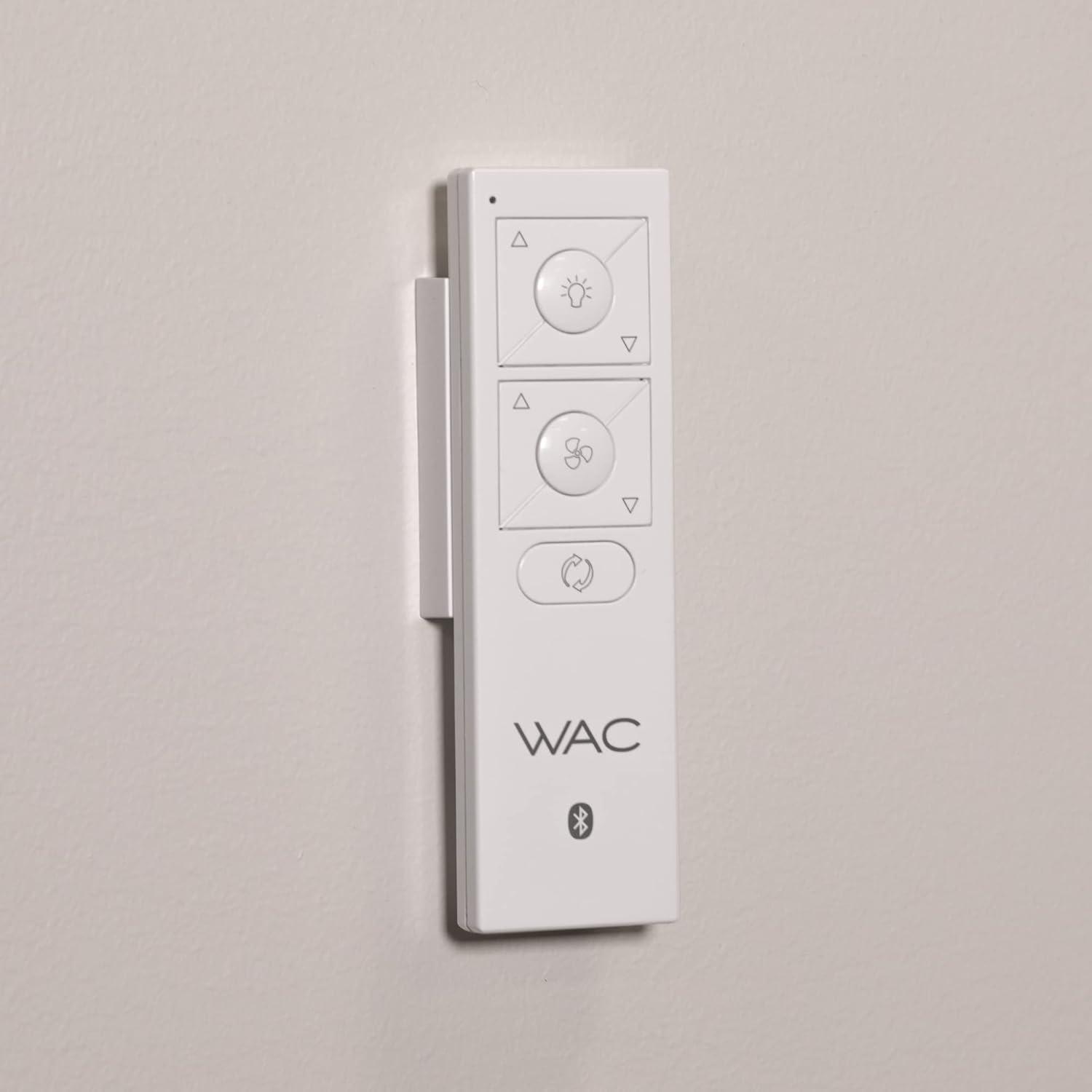 Wac Lighting Rc20 6-Speed Ceiling Fan Wireless Bluetooth Remote Control Wall Cradle -