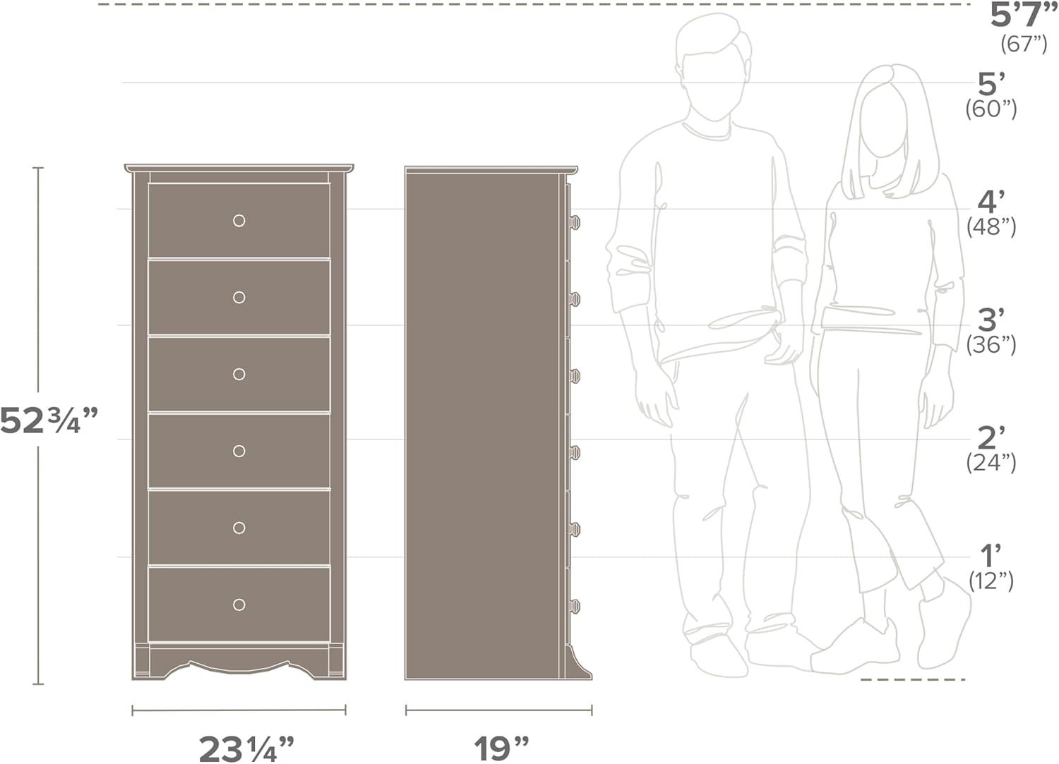 Tall 6 - Drawer Chest - Prepac