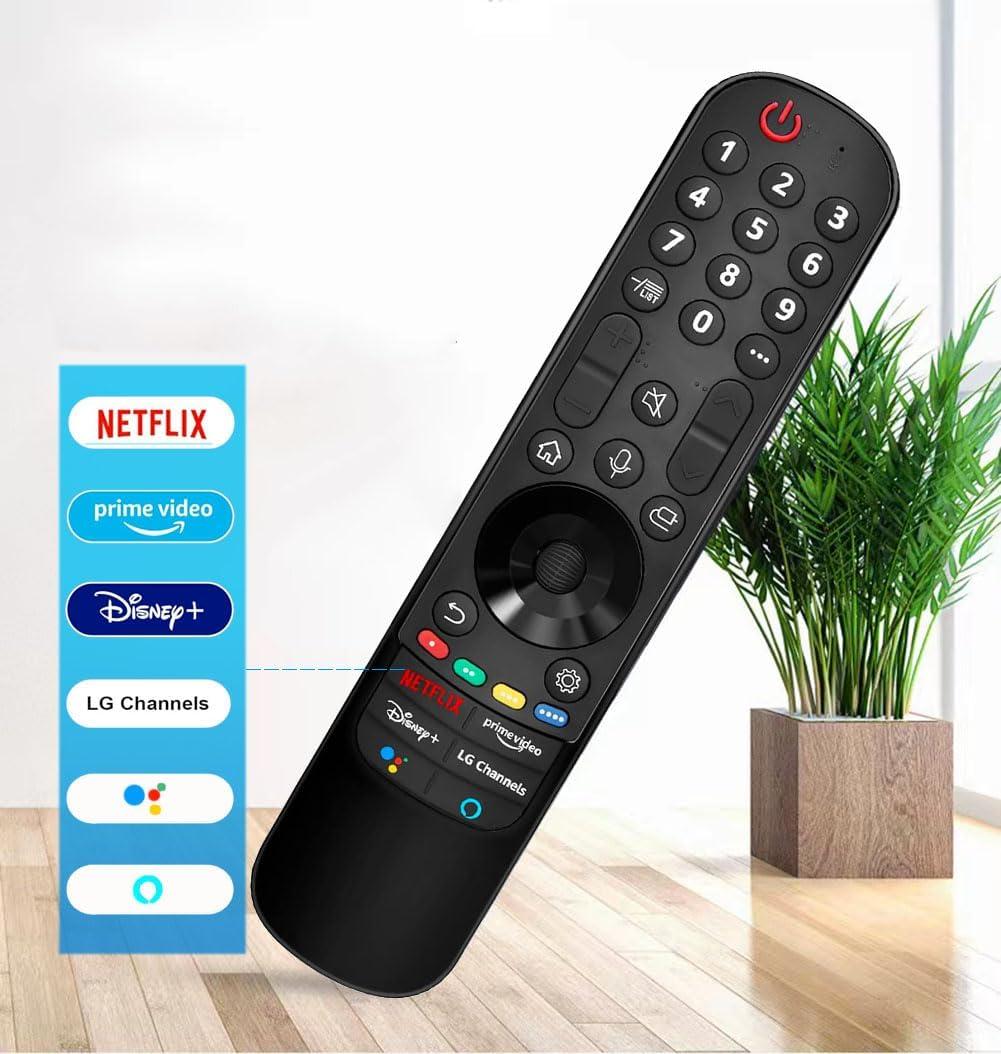 Voice Remote Control for LG Smart TV, Siawclub Magic-Replacement Remote with Pointer and Voice Function, for LG UHD OLED QNED NanoCell 4K 8K Smart TV