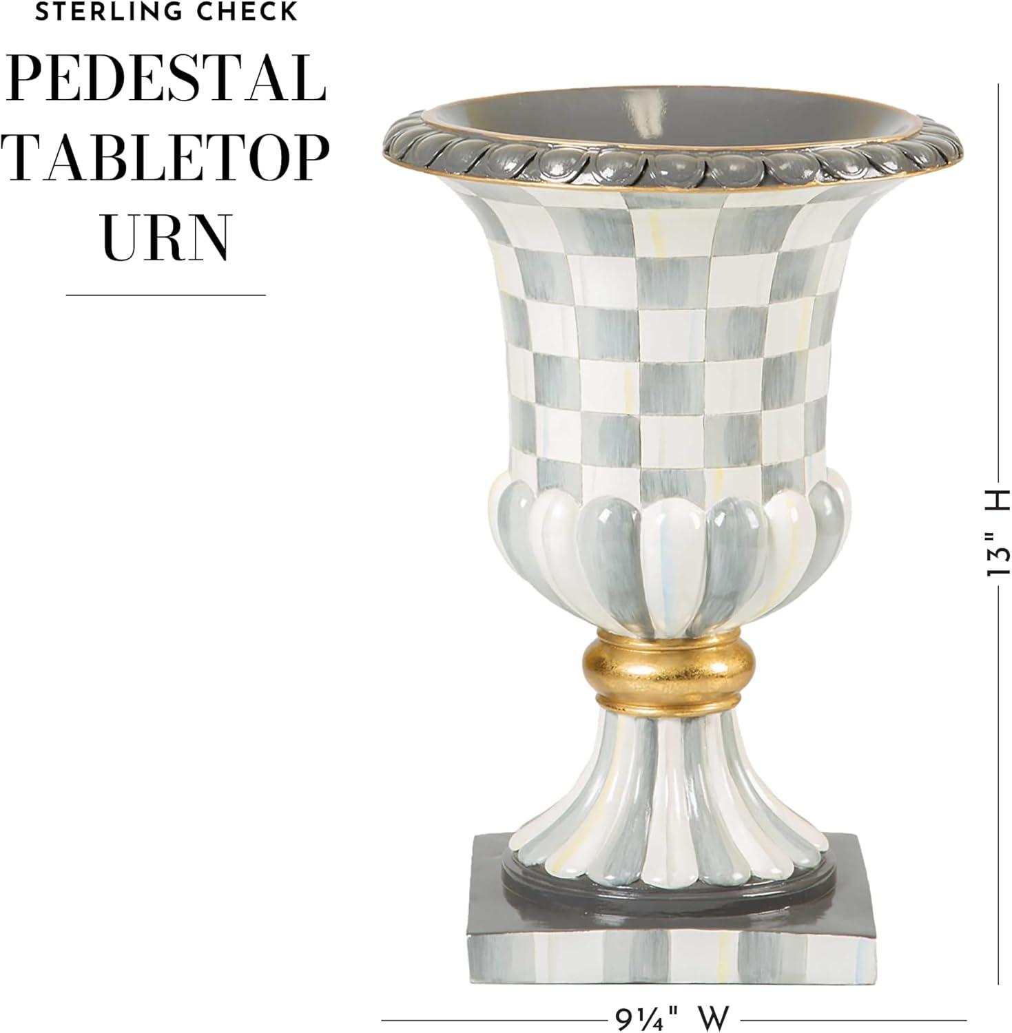 Sterling Check® Pedestal Tabletop Urn