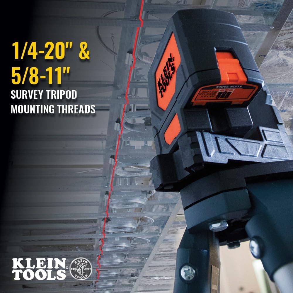 Klein Tools 93LCL Self-Level Cross-Line Laser Level with Plumb Spot