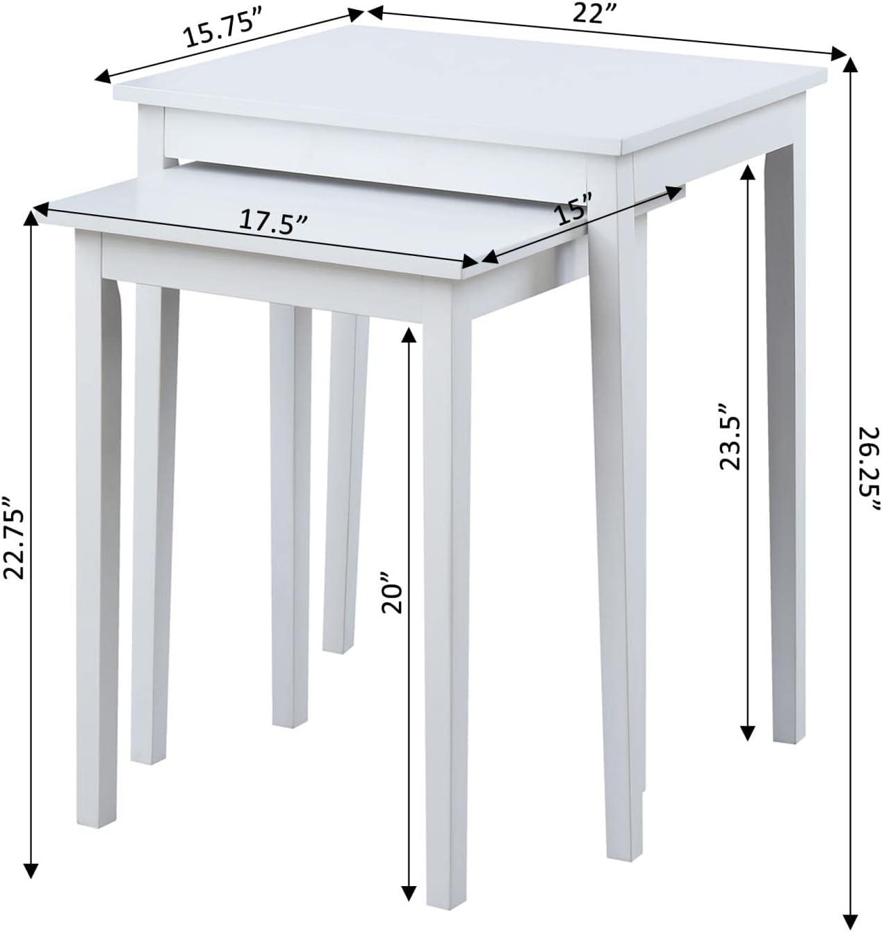 Convenience Concepts American Heritage Nesting End Tables