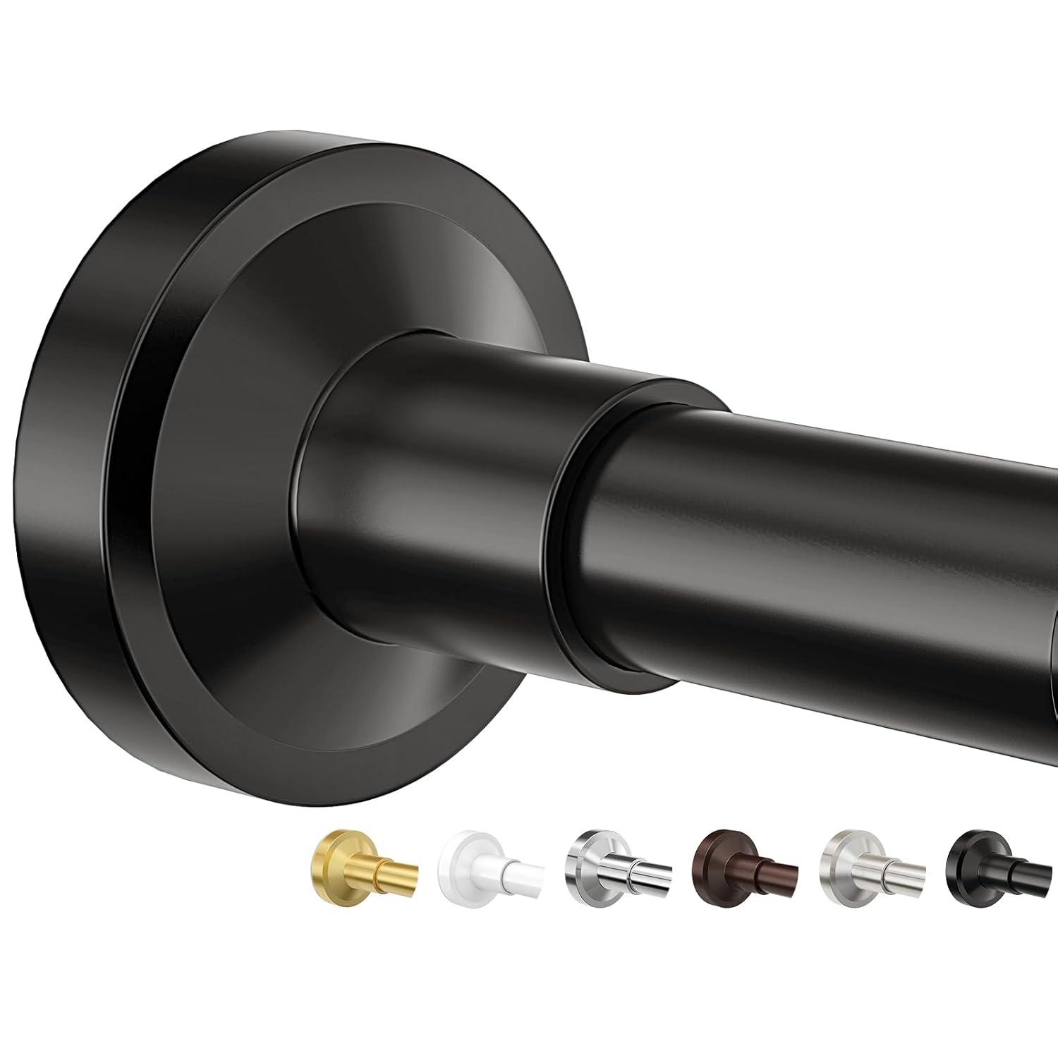 The Shower Curtain Rod, Adjustable 32-89 Inch Spring Tension Shower Rods.