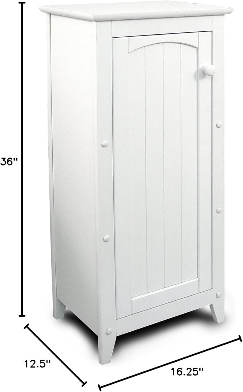 Catskill Craftsmen Wood Storage Cabinet in White