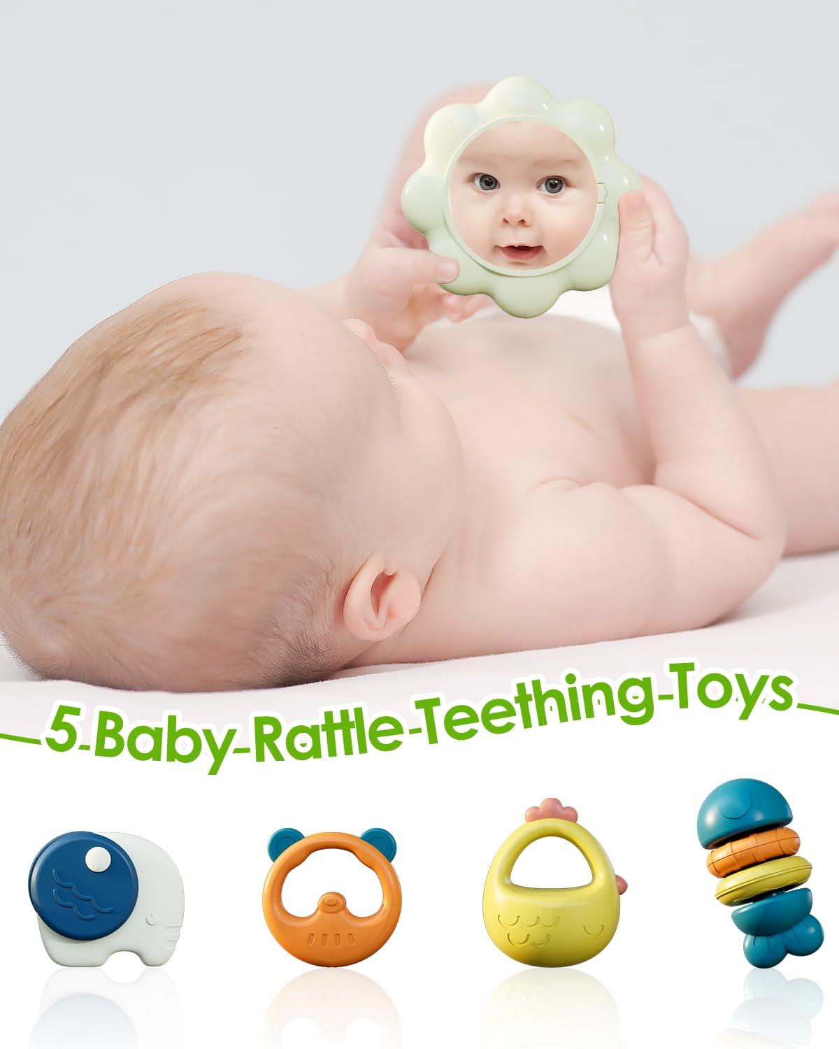 dearlomum Baby Play Mat Baby Gym,Funny Play Piano Tummy Time Baby Activity Mat With 5 Infant Sensory Baby Toys | Wayfair