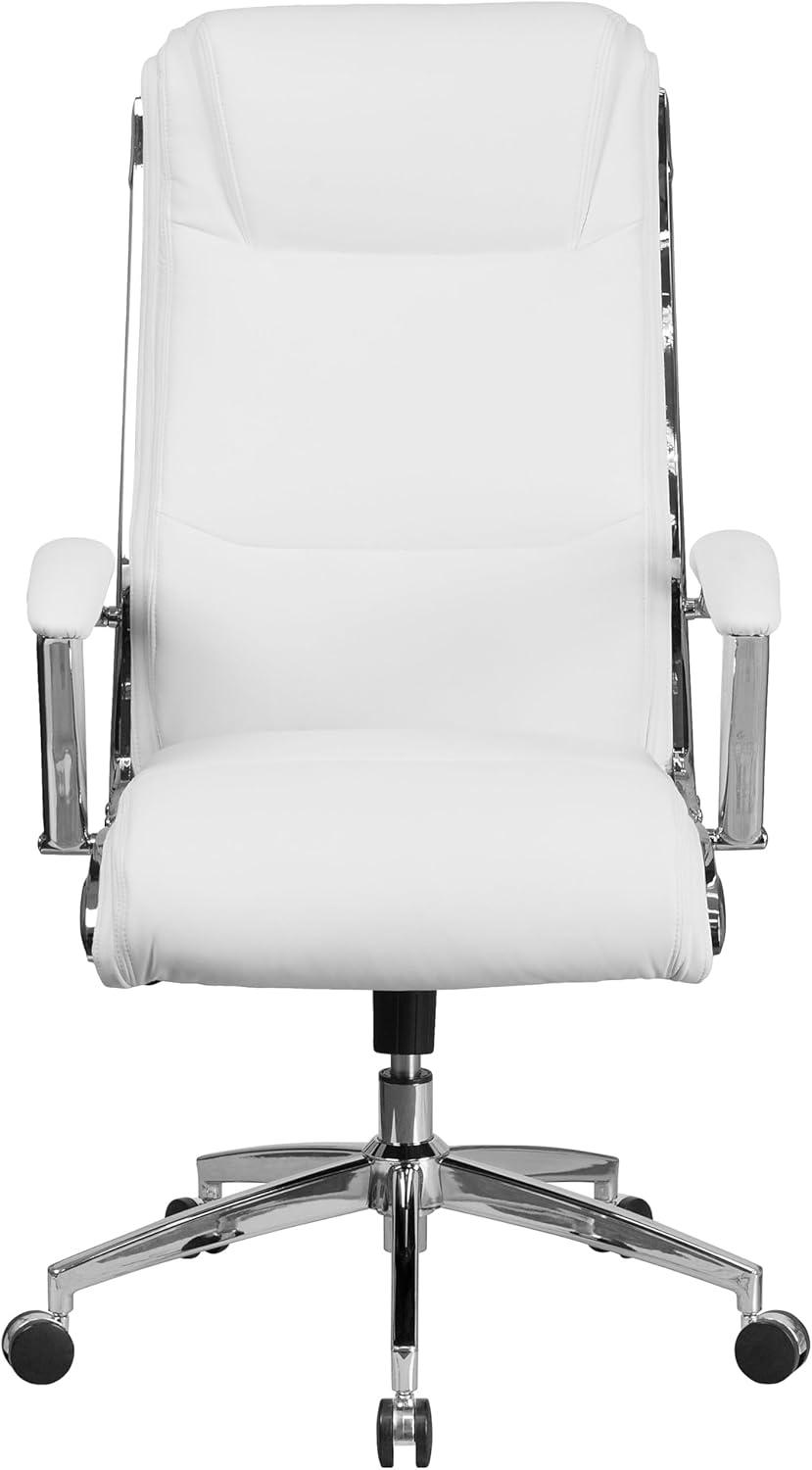 Flash Furniture High Back Designer Smooth Upholstered Executive Swivel Office Chair