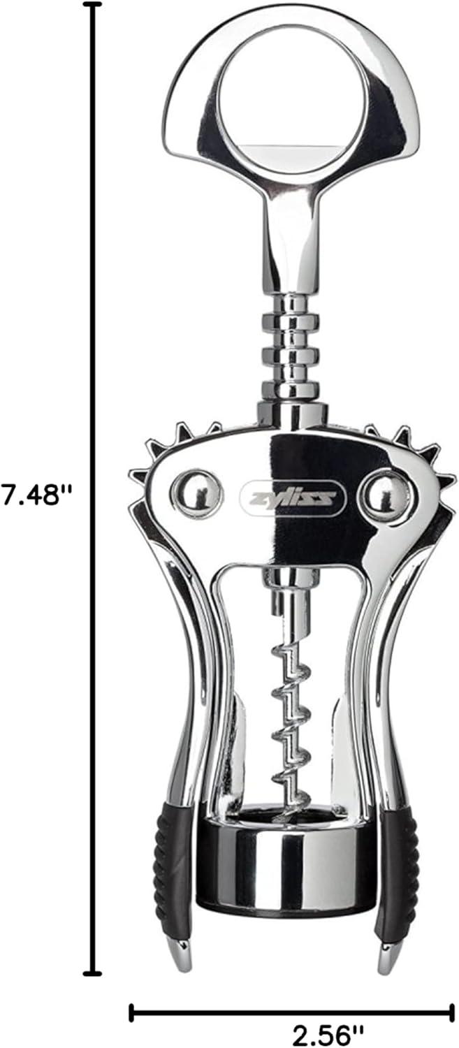 ZYLISS Easy Corkscrew Wine Opener 7.5" Stainless Steel E930046U